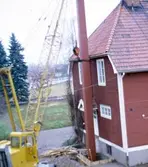 Alborga skola får ny skorsten, Valbo