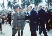 Hans Majestät Konungen Gustaf VI Adolf i Valbo 1954