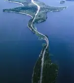 Storsjön, väg 272 Sandviken - Årsunda