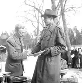 Frivilliga Befälsutbildningsförbundets 40 årsjubileum. 15 april 1951. Skyttetävlingar.
