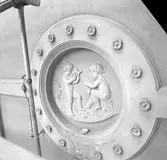 Byggnadsdetalj på Gävle Teater, den 11 juli 1973
Konstruktör AB, ingenjör Westergren

