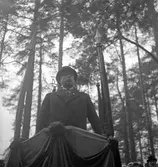 Första majdemonstration i Boulognerskogen. Den 1 maj 1936. Reportage för Arbetarbladet