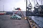 1962. Ångpanna (Forster wheeler), till Lindholmen Göteborg. (Jämför med vw-bil).