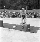 Furuviksparken invigdes pingstdagen 1936.

Folkdanslaget Furuviks Ungdomslag och Barnkabarén blev Furuviksbarnen

Stark man ska lyfta tyngder





