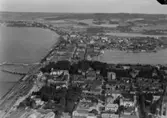 Flygfoto över Jönköping, år 1935. Nr. C. 1739