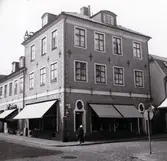 Rådman Joen Sylvesters hus i korsningen Södra Långgatan-Kaggensgatan.