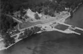 Flygfoto över Visingsborg år 1935, på Visingsö i Jönköpings kommun.