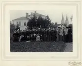 Gruppbild av elever vid Skara folkskoleseminarium.