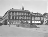 Stora torget i Linköping omkring 1935