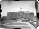 Universitetshuset invigs, Uppsala 1887