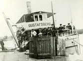 Ångbåten Gustafsberg II, satt i trafik 1878.
Personer: okänd