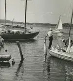 Segelbåtar.
Personer: okända