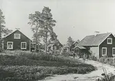 Exteriör. Tallåsen, del av Åsvägen,