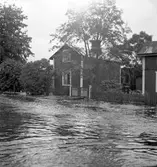 Översvämning. 18 augusti 1945