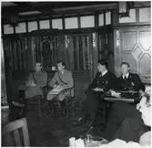 Konferens ombord på Drottning Victoria.