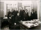 Gruppfoto från Ekonomibyrån 1928.