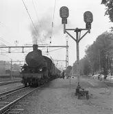 Statens Järnvägar, SJ B 1371 med tåg.