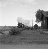 Statens Järnvägar, SJ E 952 med tåg 6760 vid Grisbacka hållplats.