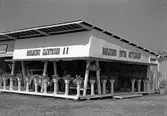 Hantverksutställningen 1947 i Kalmar. Paviljongen för Dahlbergs Elektriska AB.