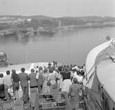 M/S Trelleborg, resande på däck