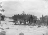 Dalälven med Älvkarlebyfallen, Älvkarleby, Uppland före 1914