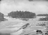 Dalälven med Älvkarlebyfallen, Älvkarleby, Uppland före 1914