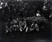 Erik, Olle, Mia och Gunnar R.