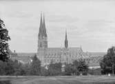 Uppsala domkyrka från söder, Uppsala 1891