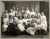 Klass 6, Flickskolan ( Rostad ) 1912.