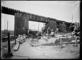 Ombyggnad av viadukten över Malmö Ystads Järnväg, på sträckan mellan Malmö och Trelleborg.