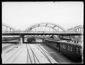 Malmö Centralbangård. Viadukt uppförd av Kreuger & Toll.