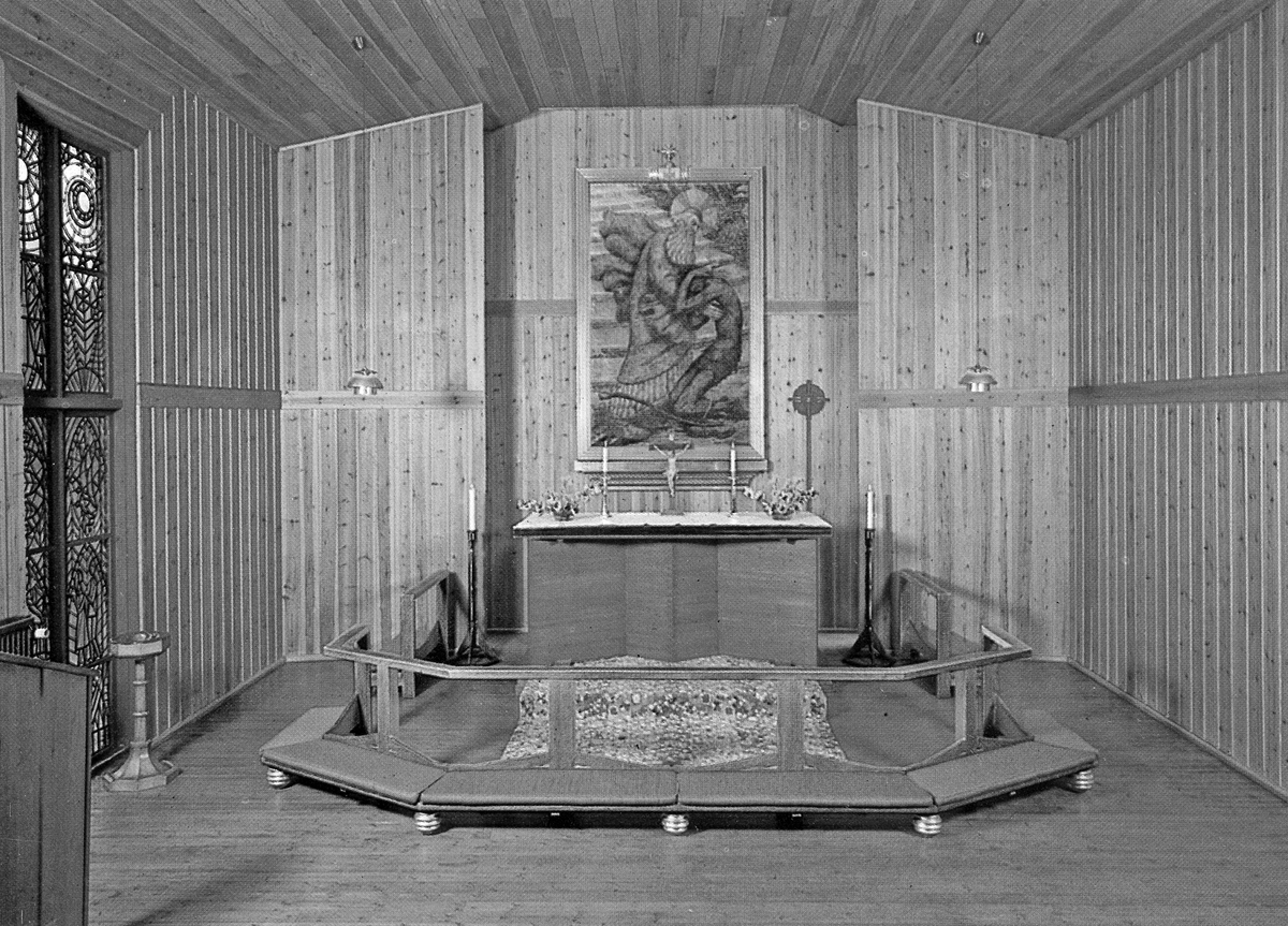Carl Alfred Träff, Text for the picture: “Interior in Oh Church.”