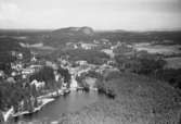 Flygfoto över Månsarp i Jönköpings kommun. Nr H 1938.