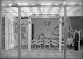 Hantverksutställningen 1947 i Kalmar. Paviljongen för Persil fabrikerna, Tellusborg Stockholm.