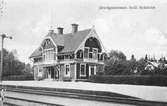 Vykort från Järnvägsstationen i Smålands Rydaholm, Värnamo kommun.