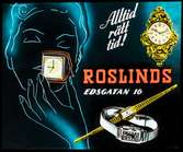 Reklam för Roslinds, Edsgatan 16