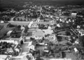 Flygfoto över Gislaved i Jönköpings län. Nr H 1980