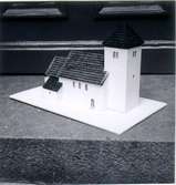 S:t Olofs kyrka. Undersökningen 1950-1962. Modell.