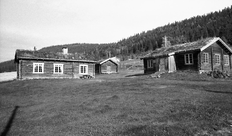 Tylldalen Bygdetun, Tylldalen, Prestegarden, bygdetunet, ca. 1980