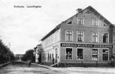 Bröderna Wigstrand Diverseaffär vid Lasarettsgatan i Vetlanda. Brevkort skrivet 1916-07-05 till Dispensärsköterskan Lisette Nyberg.