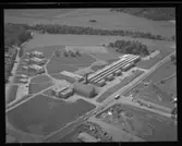 Flygfoto över Centrala yrkesskolan, Kolbäck.