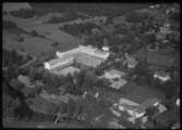 Flygfoto över Centralskolan, Norberg.