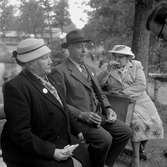 Gammaldags i Folkets park.
Augusti 1956.