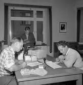 Förberedelse för valet.
Augusti 1956.