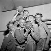 Start handbollstränar.
Augusti 1956.