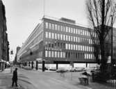 Postbankshuset sett från hörnet Drottninggatan - Rådmansgatan.