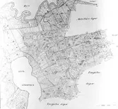 Detalj av skifteskarta över Holmens och Stocklycke byar 1847.

Original i Lantmäterikontoret, Alingsås.