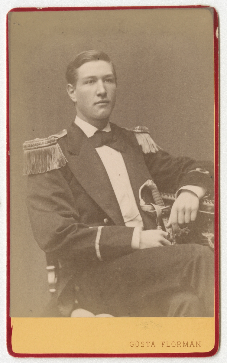 Gösta Florman, Porträtt av Carl Edvard Ulff, officer vid Flottan.