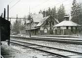 Karbennings sn.
Snytens järnvägsstation, fasaden mot spåret, 1971.