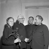 Chefen för Svenska Frälsningsarmén.
Oktober 1956.